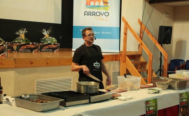 Antonio Granero durante el Showcooking