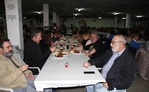 Numero público durante la degustación popular 