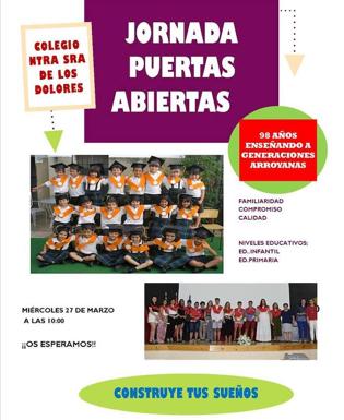 Jornada de Puertas Abiertas en el colegio Ntra. Sra. de los Dolores
