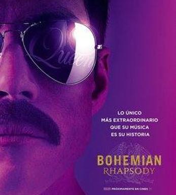 La película para mañana domingo es 'Bohemian Rhapsody'