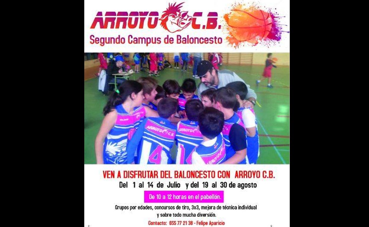 El Arroyo C.B. organiza su Segundo Campus de Baloncesto