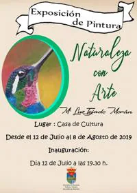 Imagen secundaria 1 - La pintora arroyana Mª Luz Tejado Morán expone su &#039;Naturaleza con Arte&#039; en Garrovillas de Alconétar