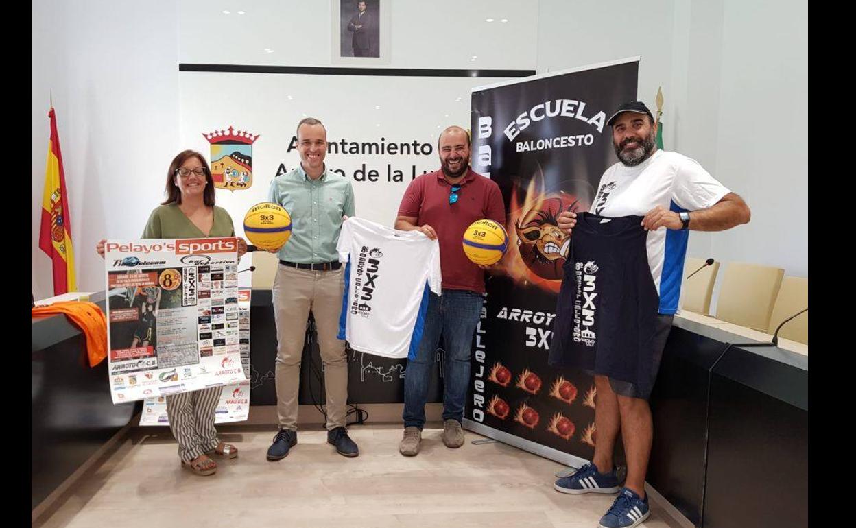 Presentación del 3x3 de Basket de Arroyo de la Luz. 