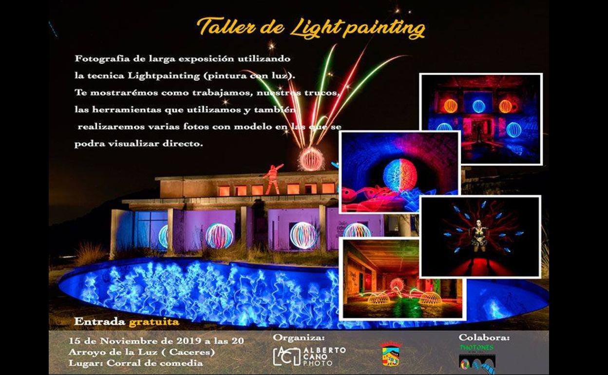 El Ayuntamiento organiza un taller de lightpainting en el Corral de Comedias