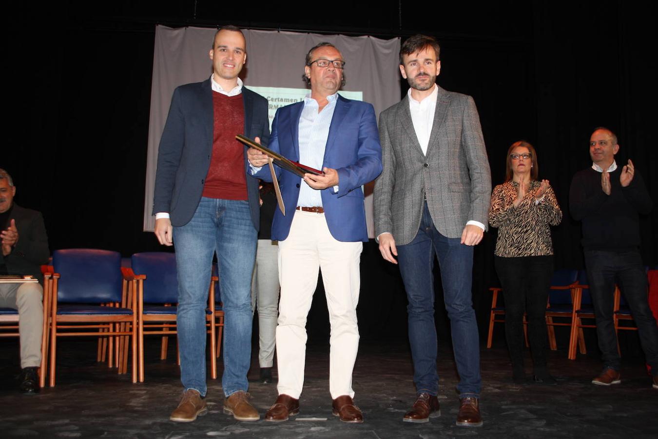 Alfonso Sergio Barragán Rincón, premiado en el Certamen Literario en la sección de Narrativa, Temática Libre, por 'El manuscrito'