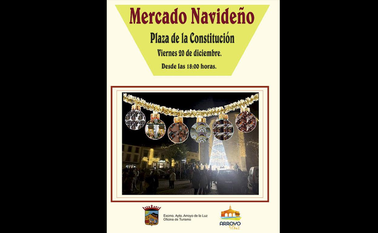 El próximo lunes se celebra la primera edición del Mercado Navideño de Arroyo de la Luz