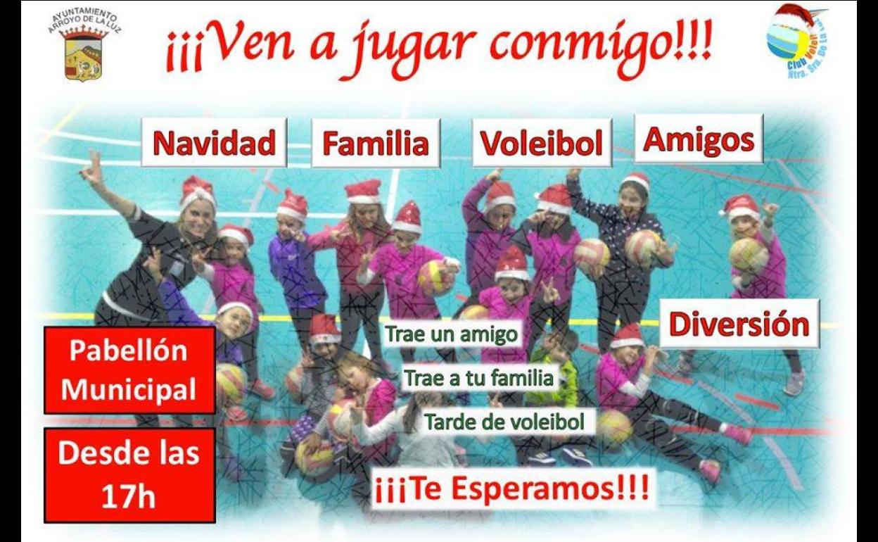 Voleibol en navidad