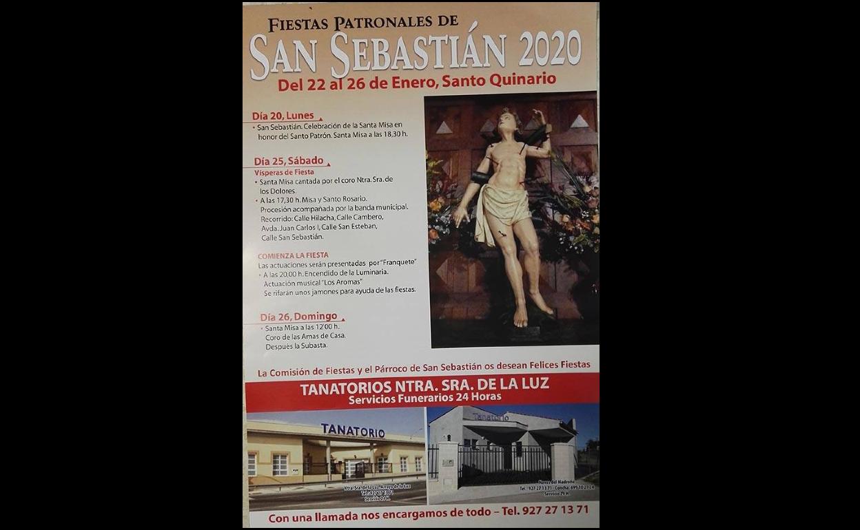 Arroyo de la Luz celebra sus Fiestas Patronales de San Sebastián