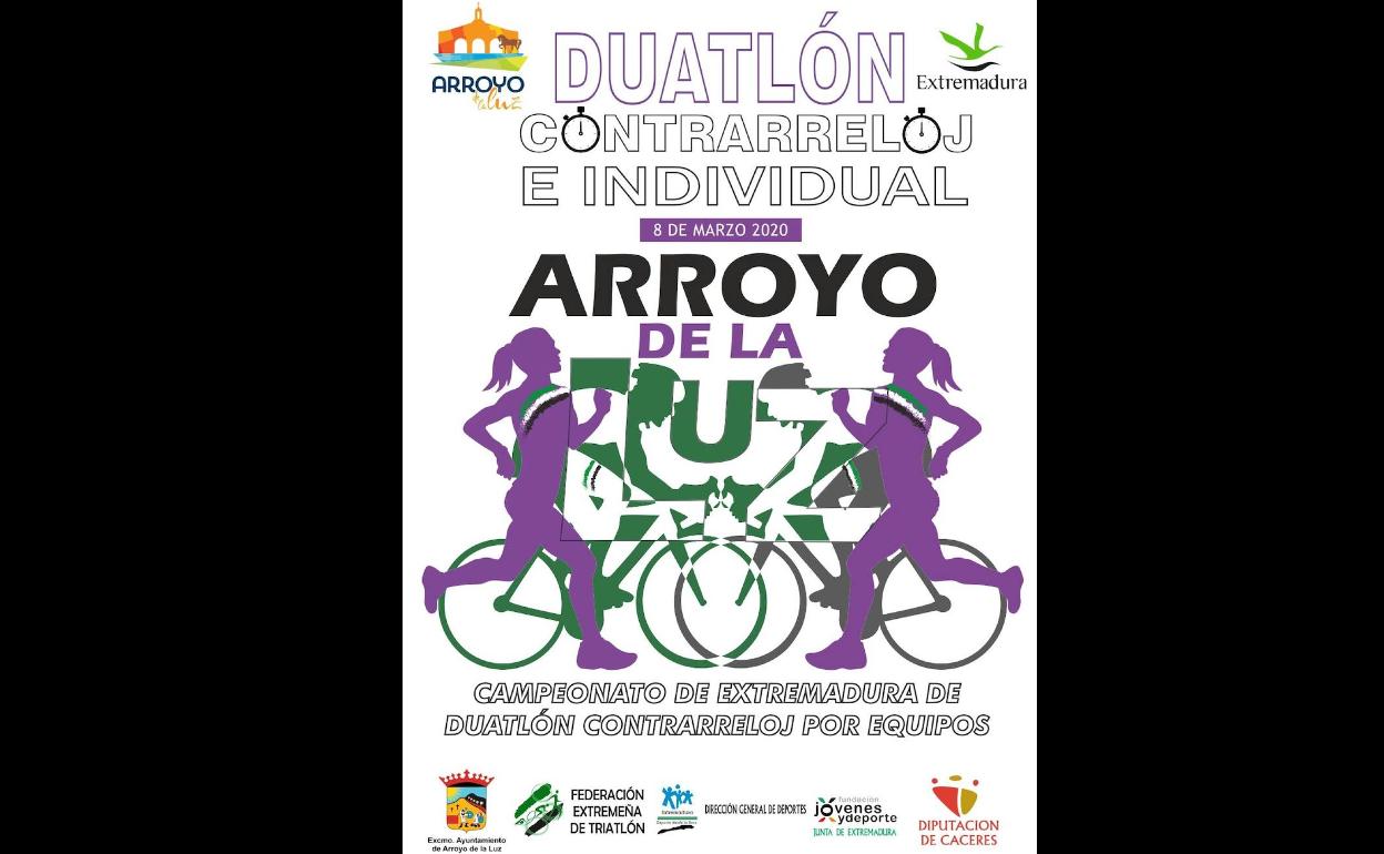 Mañana domingo se celebra el Duatlón Contrarreloj por equipos e individual de Arroyo de la Luz