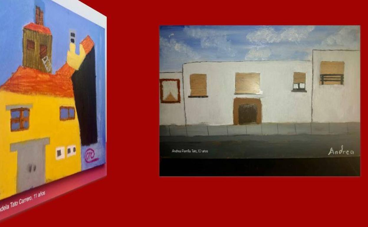 Pasillo de exposiciones. 