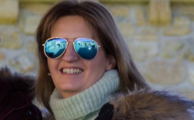 María Delgado antes de sufrir el coronavirus. 