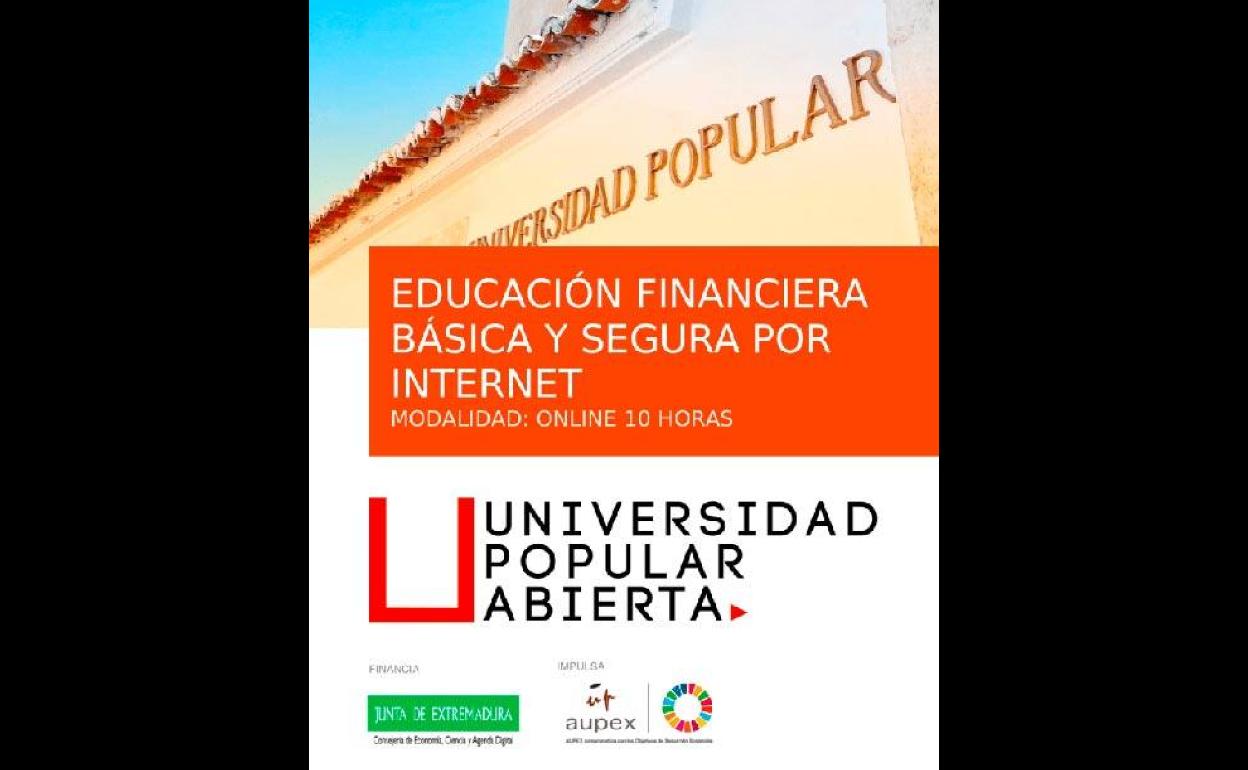 Finalizan las inscripciones para los 3 cursos online gratuitos de la Unviersidad Popular