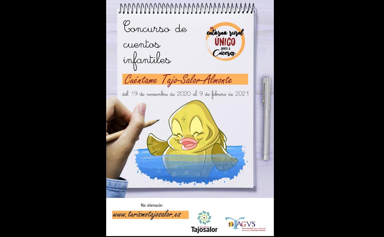 Los niños de entre 3º y 6º de primaria de Arroyo de la Luz podrán participar en el concurso de cuentos infantiles organizados por la Mancomunidad Tajo-Salor