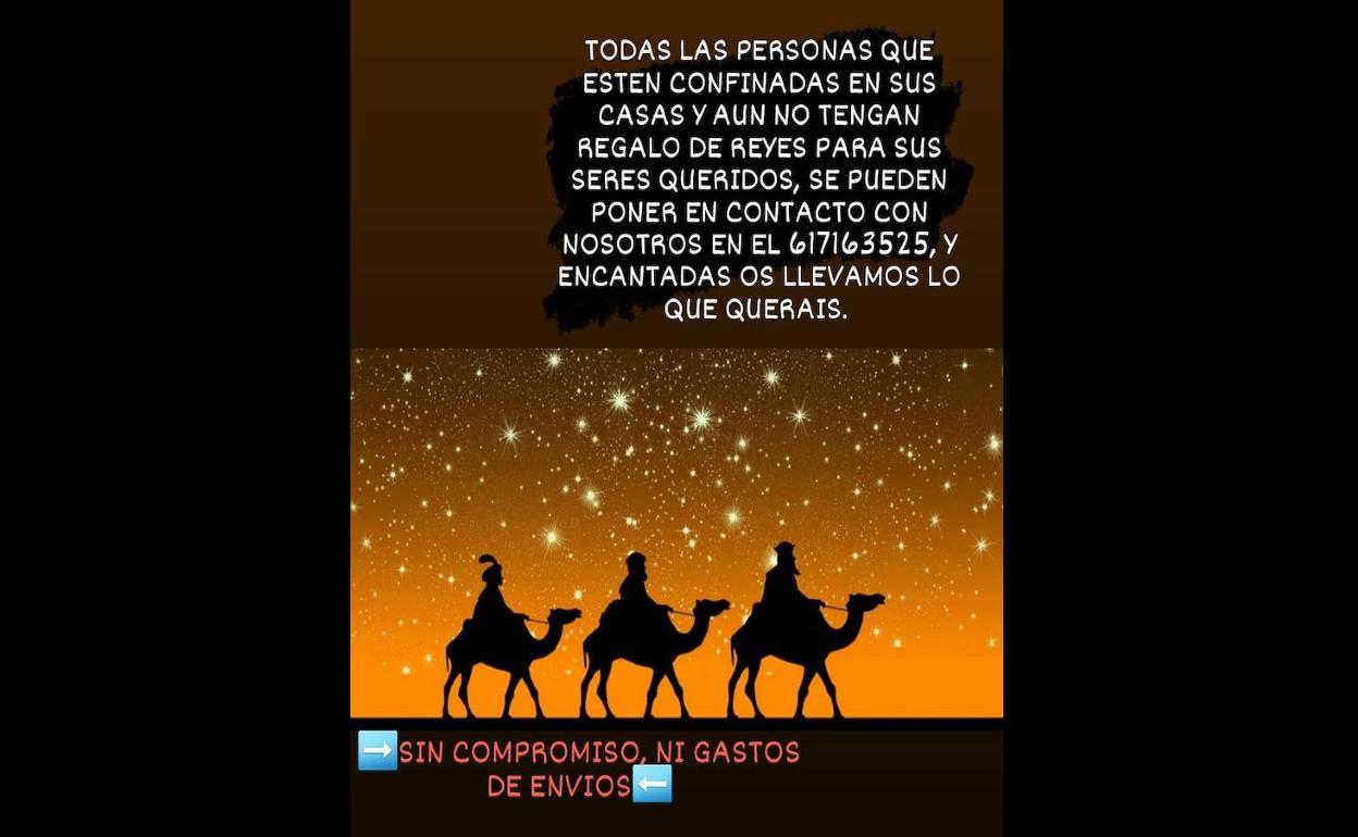 La tienda arroyana Galán-T, ayudantes de los Reyes Magos para las personas confinadas