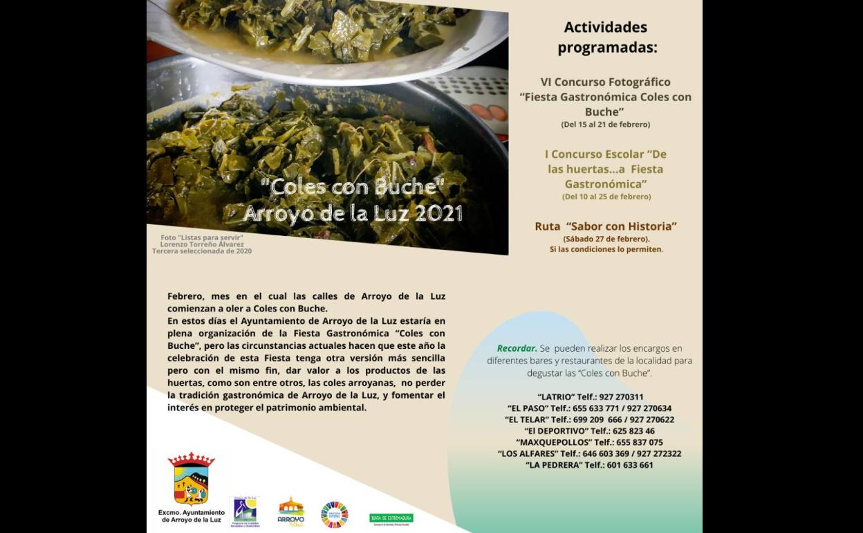 Abierto el plazo para participar en el VI Concurso Fotográfico 'Fiesta Gastronómica Coles con Buche'