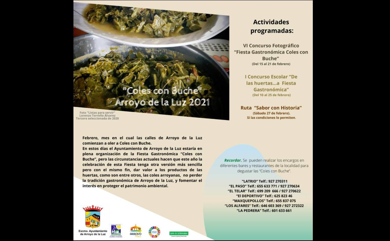 Último día para participar en el VI Concurso Fotográfico 'Fiesta Gastronómica Coles con Buche'
