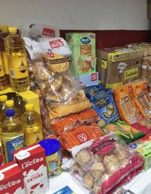 Imagen secundaria 2 - Parte de los alimentos recogidos durante el fin de semana. 