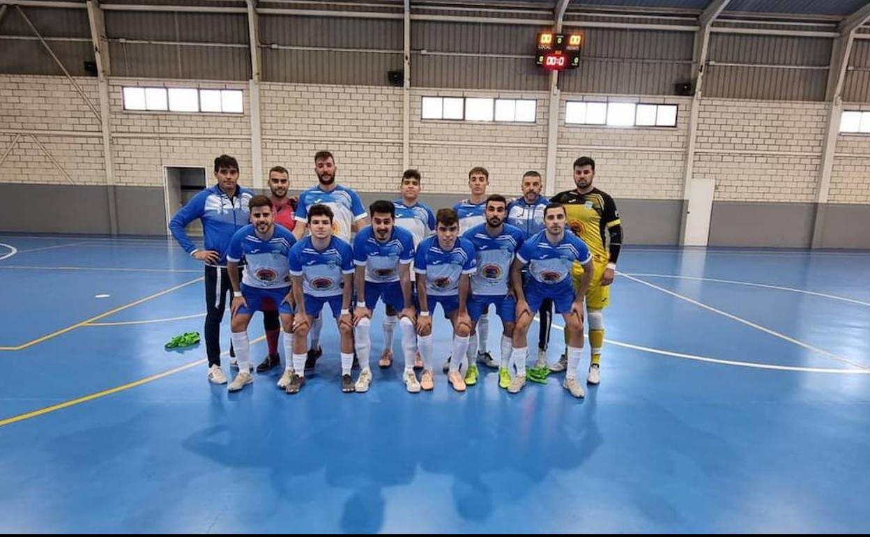 El Arroyo FS antes del partido. 