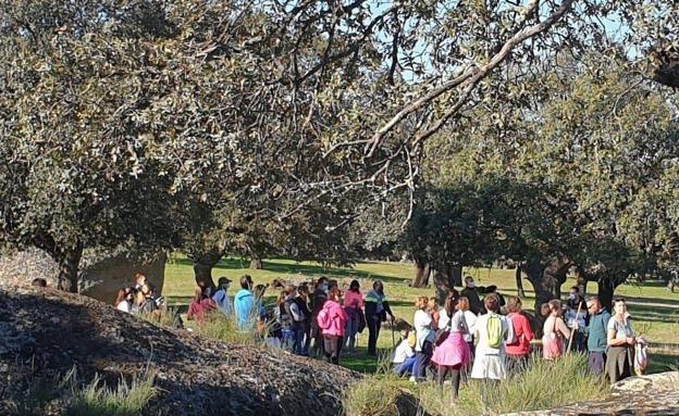 Imagen principal - Diferentes momentos de la ruta. 