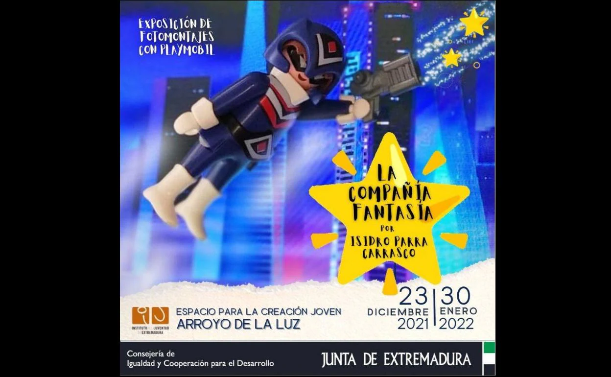 Isidro Parra expone en el ECJ 'La Compañía Fantasía' con Playmóbil 