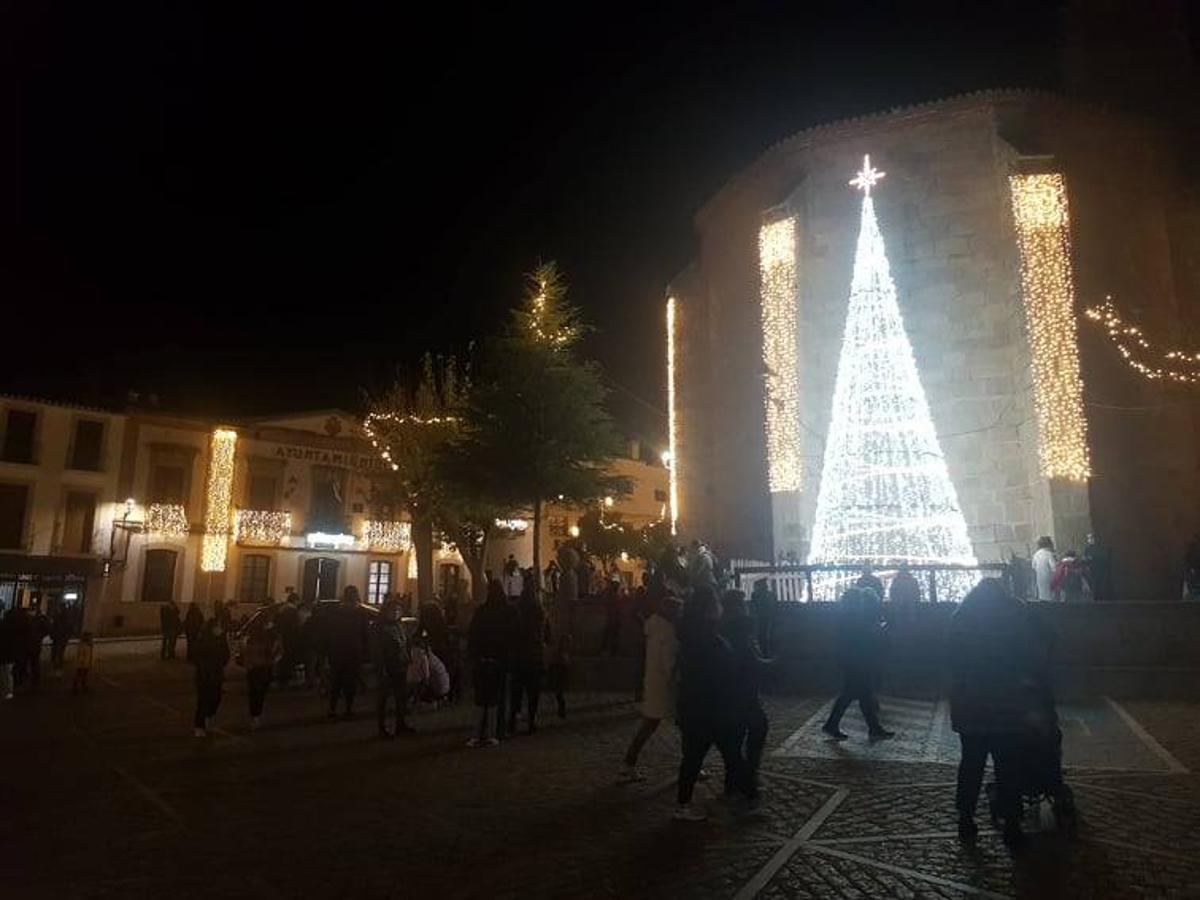 Inauguración de la iluminación navideña. 