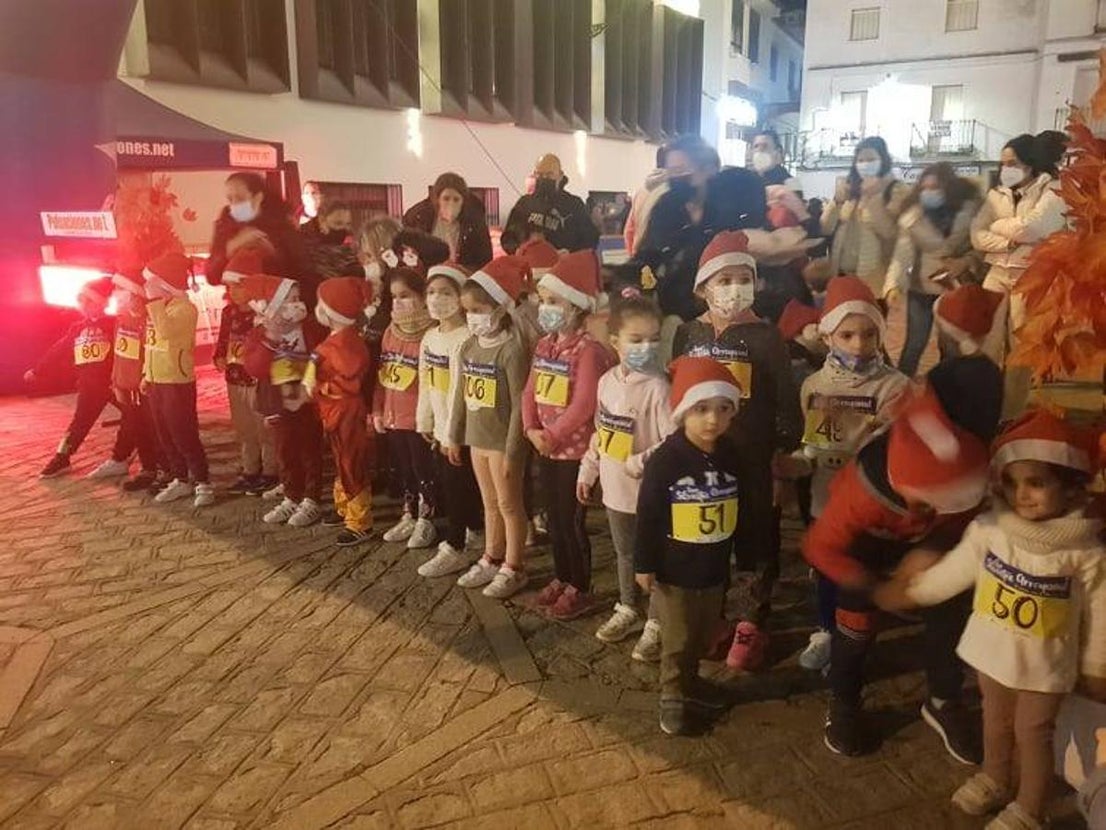 Los más pequeños corredores de la San Silvestre.