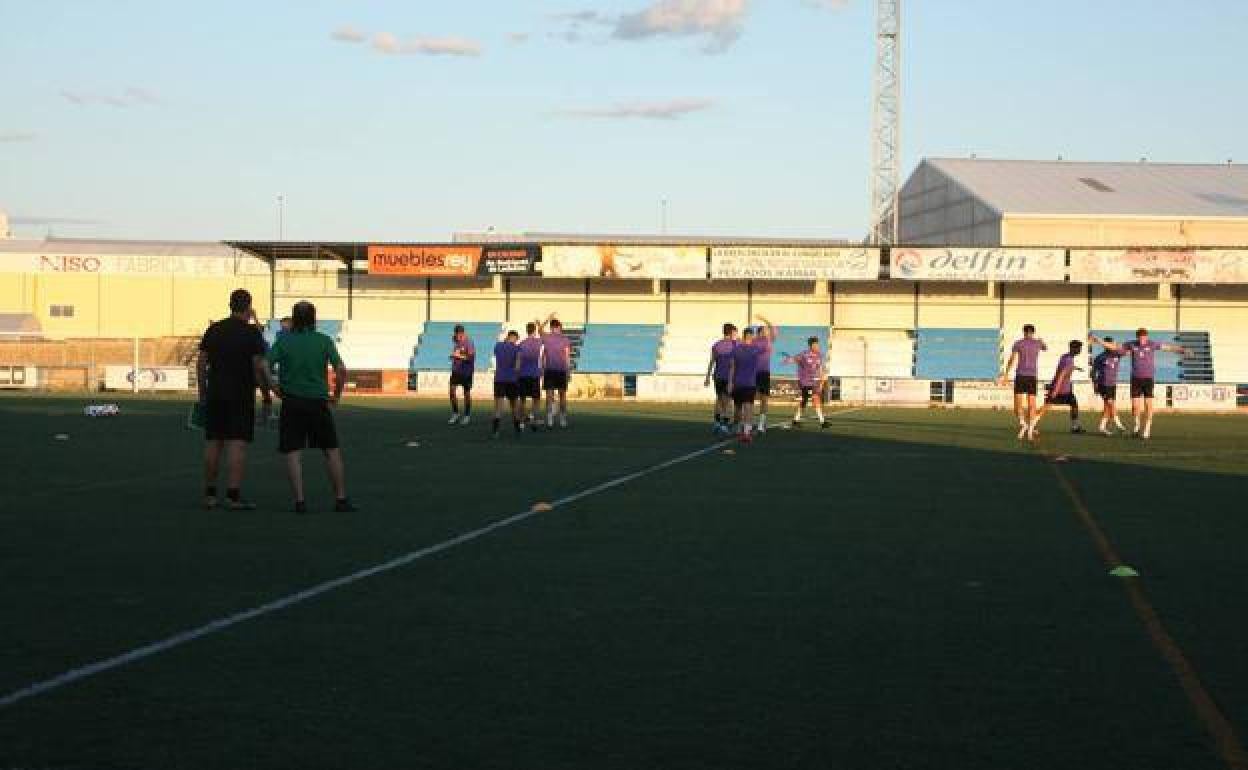 El Arroyo CP durante un entrenamiento. 