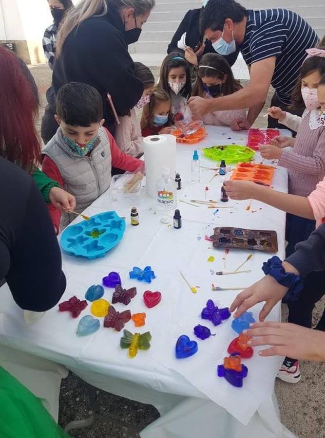 Taller de jabón artesanal.