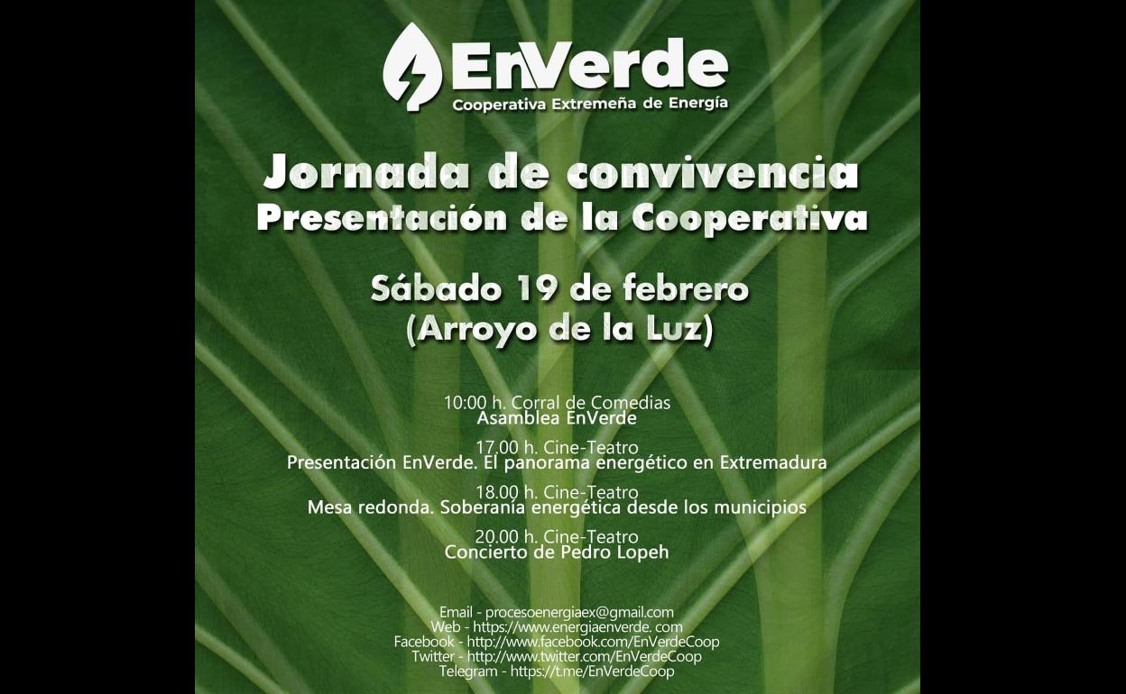 El Corral de Comedias acoge la presentación de la cooperativa extremeña de energía EnVerde