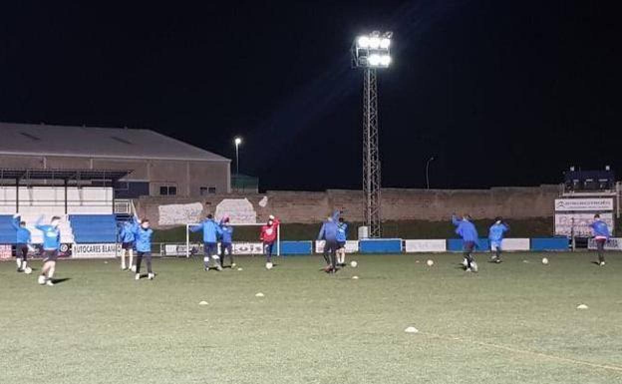 Entrenamiento del Arroyo CP. A. I. P.
