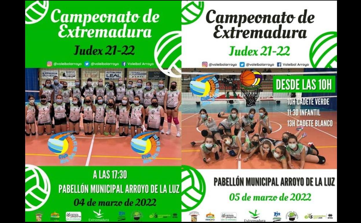 La cantera del voleibol arroyano enfrenta un nuevo fin de semana de competición