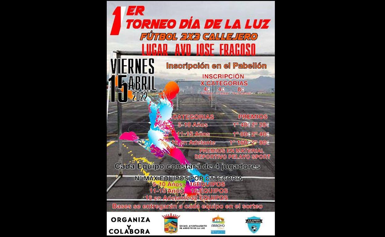 Este año se celebrará el primer Trofeo 33 Fútbol Callejero Día de la Luz