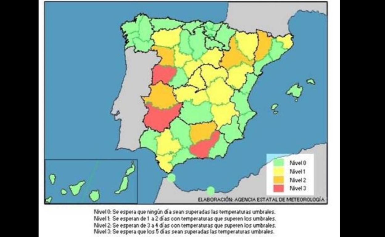 Alerta por altas temperaturas