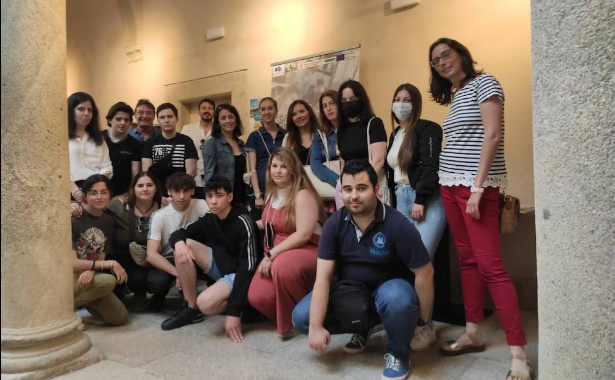 Participantes en el foro del IES Luis de Morales. 