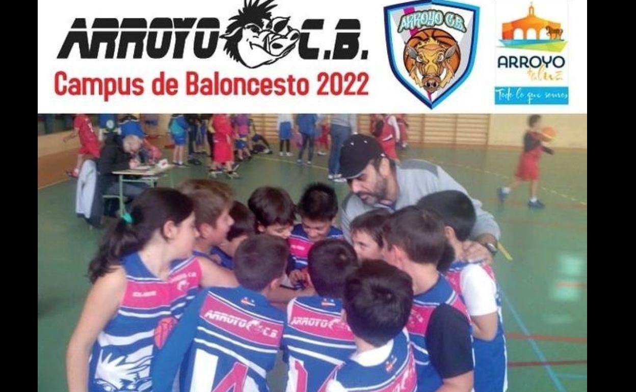 El club de baloncesto Arroyo CB organiza el Campus de Baloncesto Verano 2022