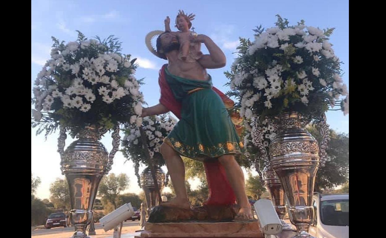 Imagen de San Cristóbal. 