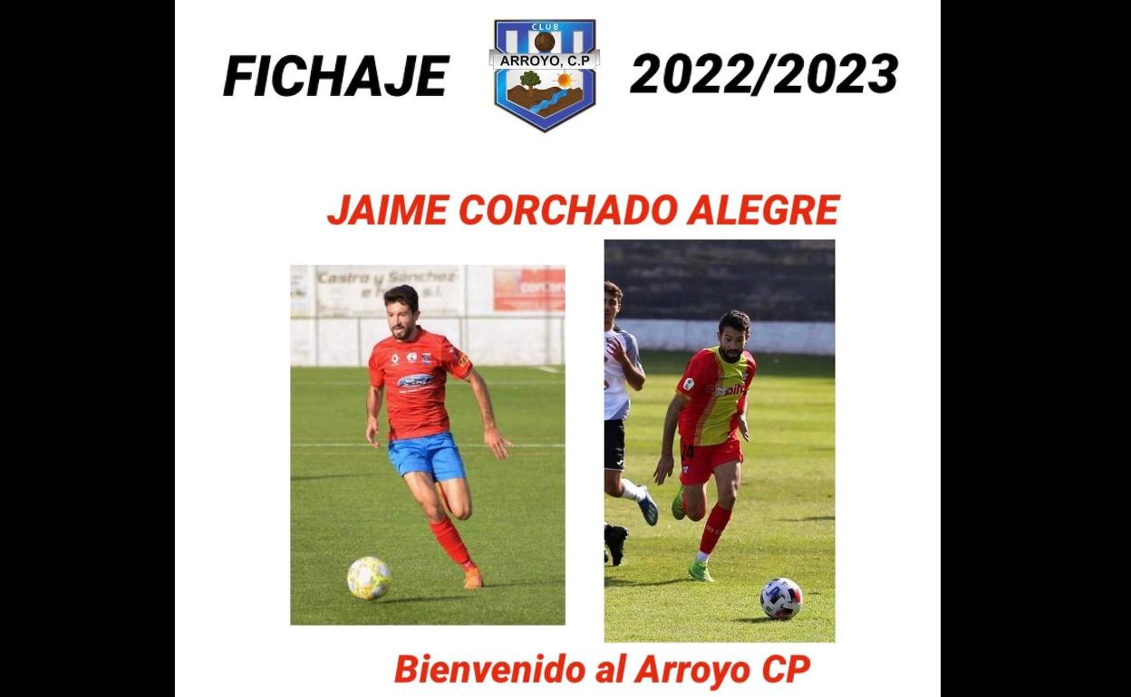 Jaime Corchado se une al Arroyo CP