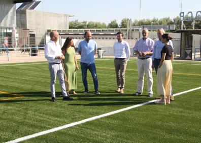 Imagen secundaria 1 - Visita a las nuevas instalaciones del Pabellón Polideportivo. 