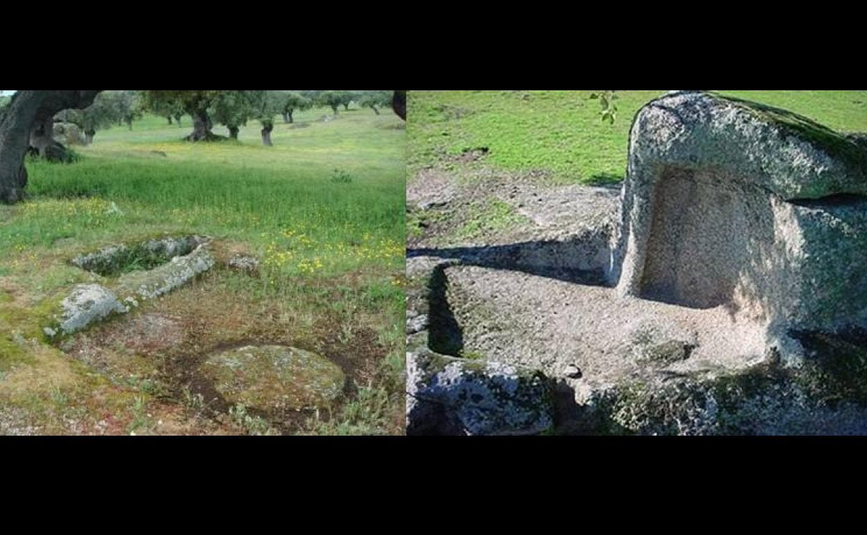 Prensas en la necrópolis arroyana. 