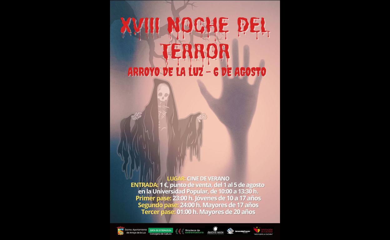 Venta de entradas para la Noche del Terror de Arroyo de la Luz
