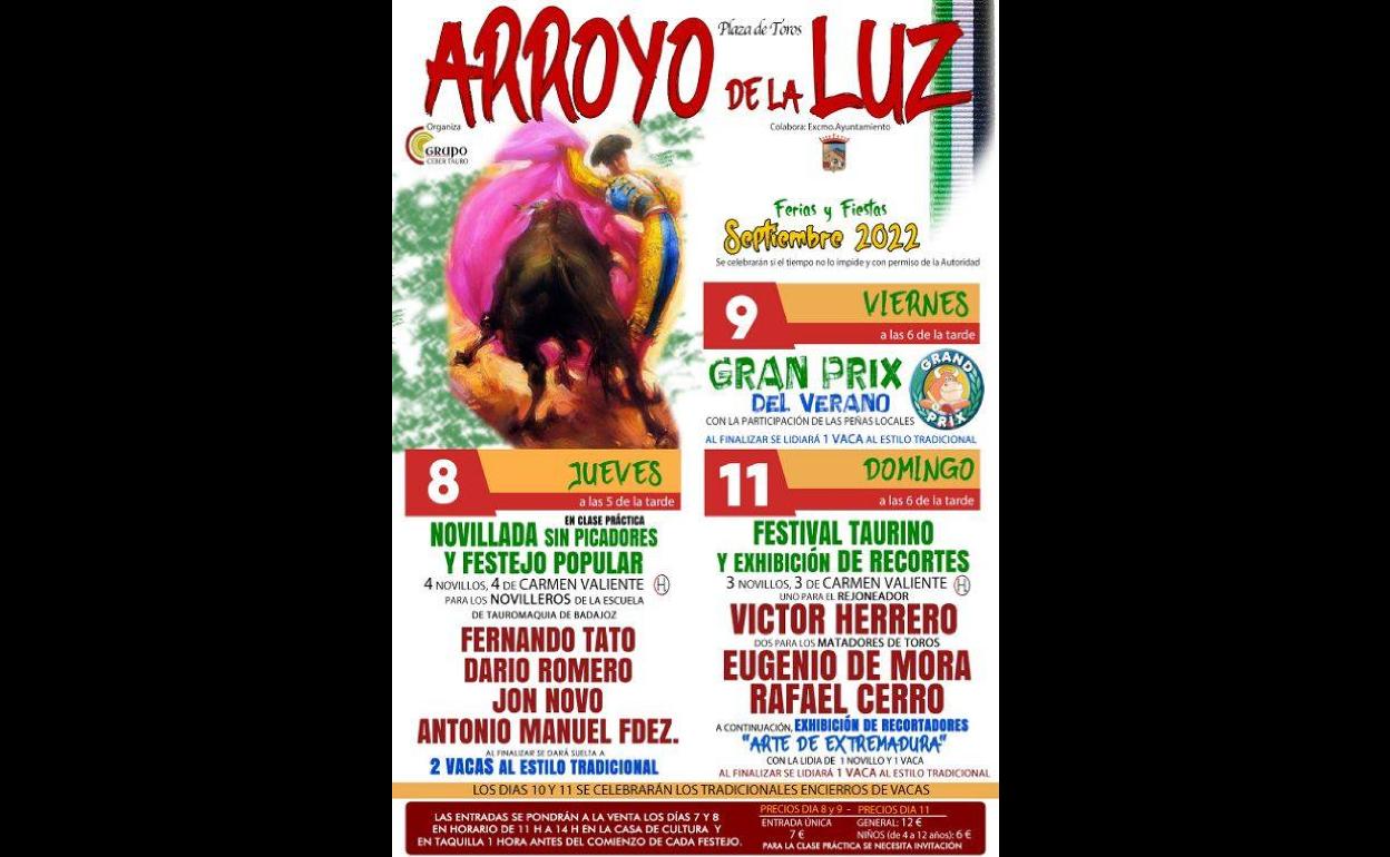 Festejos taurinos durante las Ferias de Septiembre