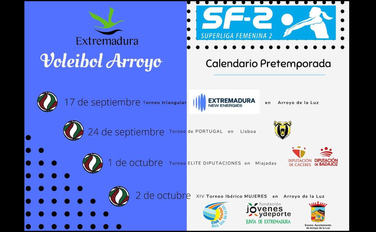 El Extremadura Arroyo enfrentará 4 partidos durante la pretemporada