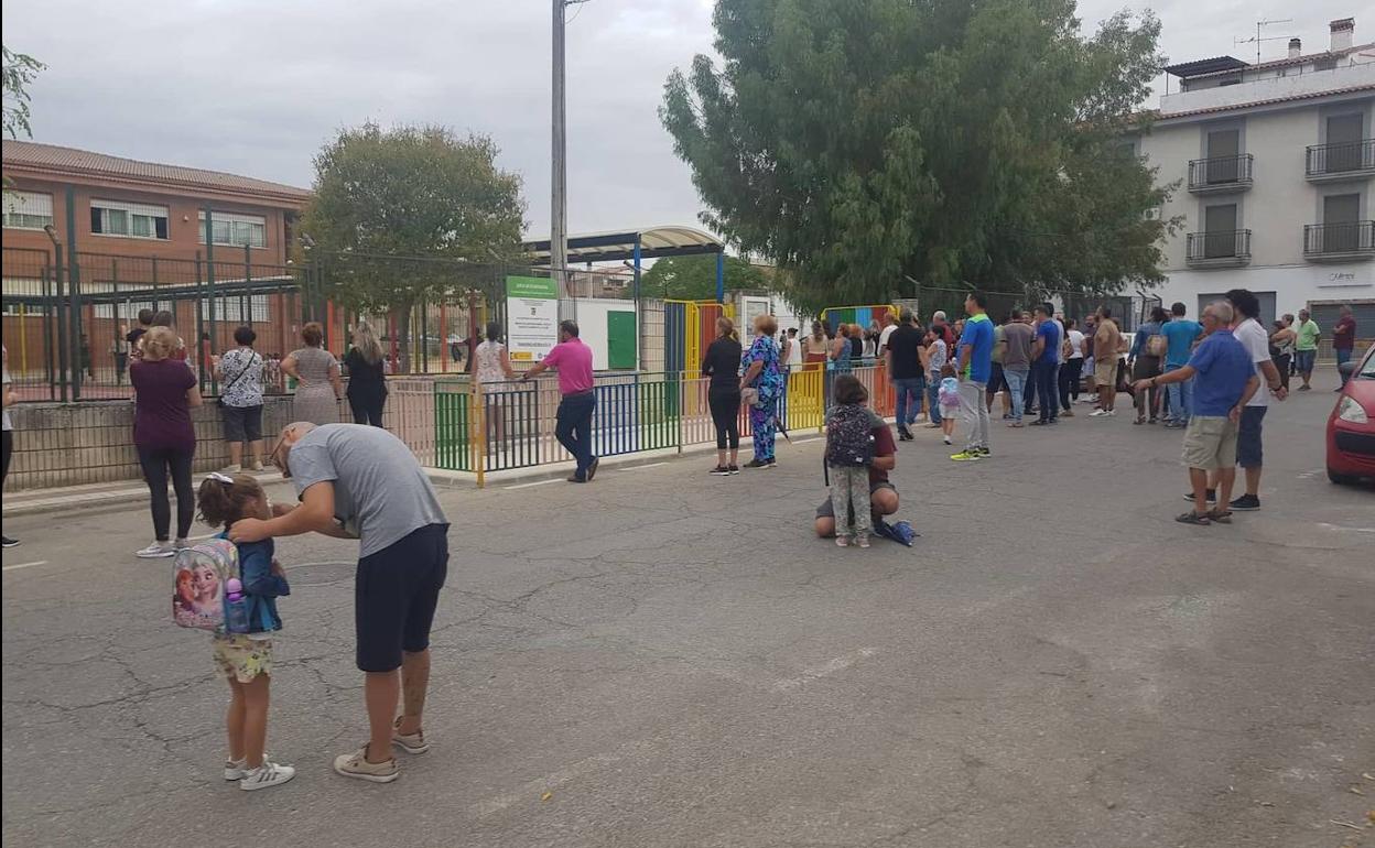 Primer día de cole en Arroyo de la Luz 