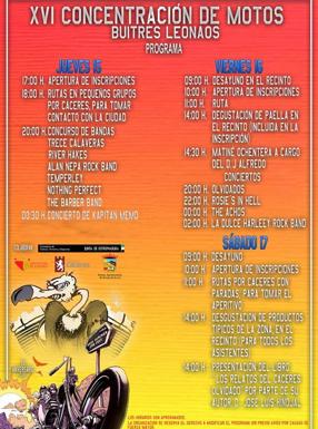 Imagen principal - Los Buitres Leonaos llegarán en ruta hasta Arroyo de la Luz en su XVI Concentración Motera