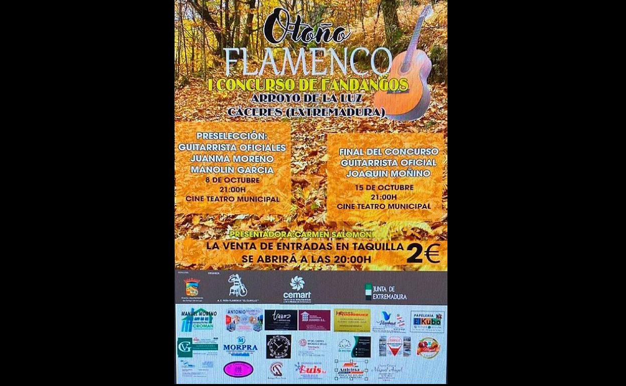 El Cine-Teatro arroyano acoge el evento presentación del I Concurso de Fandangos de Arroyo de la Luz