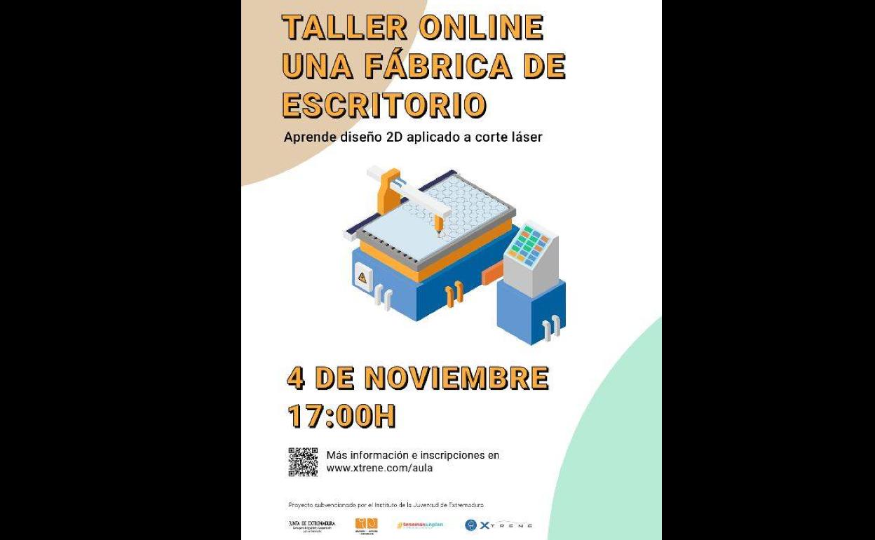 El ECJ de Arroyo de la Luz acoge un taller para aprender diseño 2D aplicado a corte láser