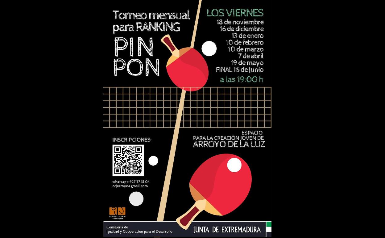 Comienzan los torneos de ranking de pin pon del ECJ