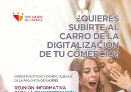 Reunión informativa para la Transformación Digital del Sector Comercio
