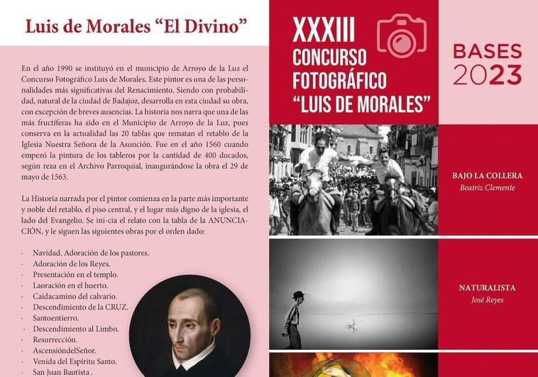 Publicadas las bases del Concurso Internacional Fotográfico 'Luis de Morales'