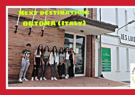 Alumnos y profesoras que participarán en el encuentro.